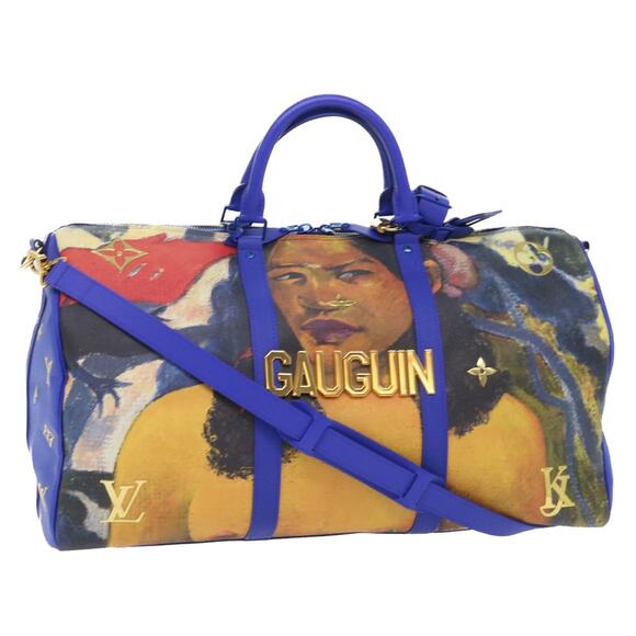 LOUIS VUITTON Masters Collection Keepall Bandouliere 50 Bag Gauguin - Picture 1 of 16